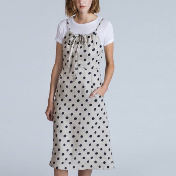 Allison Wonderland Dresses & Skirts - Allison Wonderland Pure Linen Jumper Dress Sun Dress Made in Canada